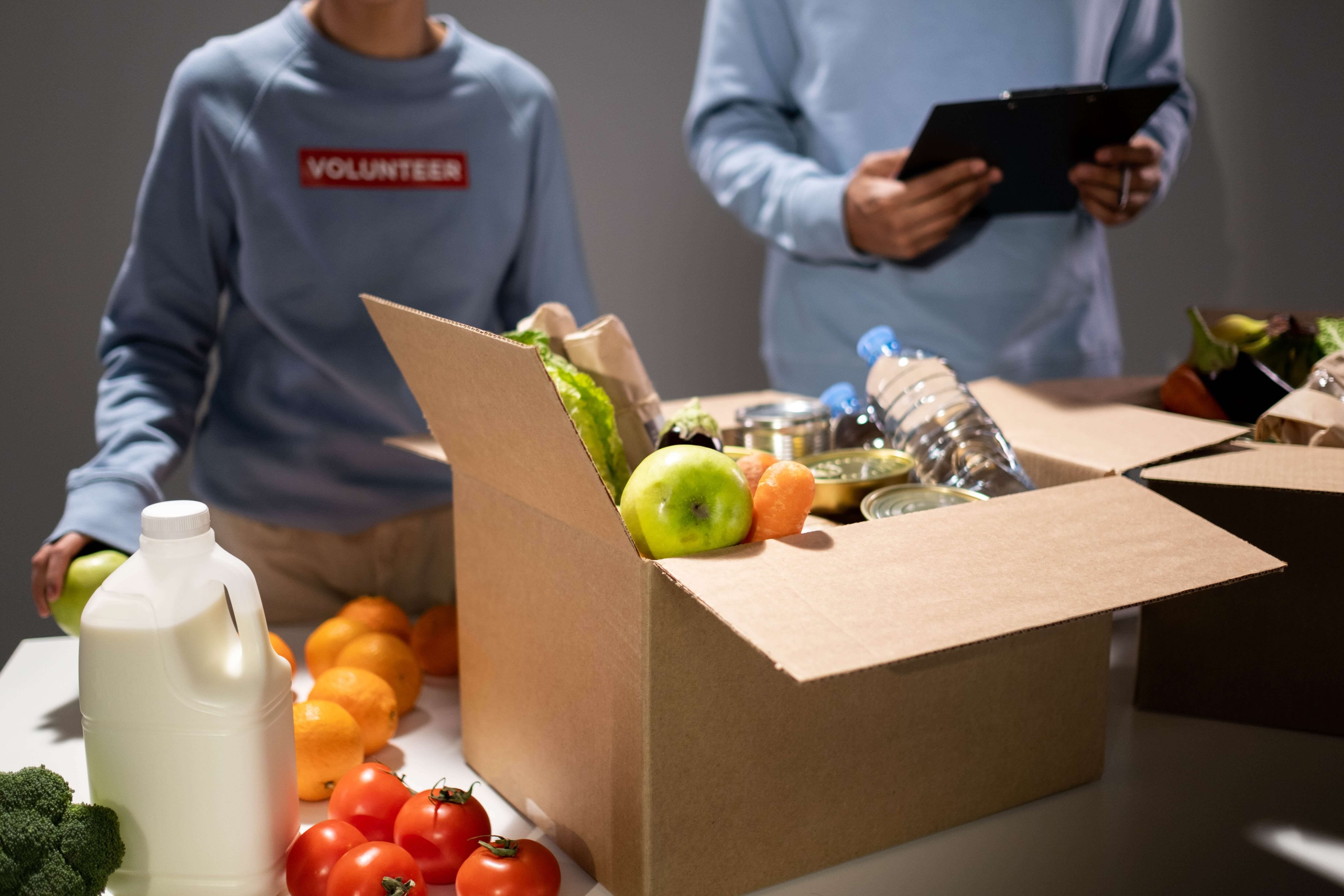 box of food